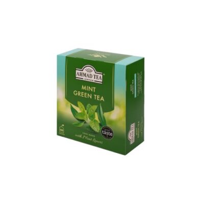 AHMAD TEA BAGS BAGS 100 MINT GREEN TEA