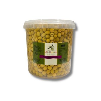 POTS PITTED GREEN OLIVES