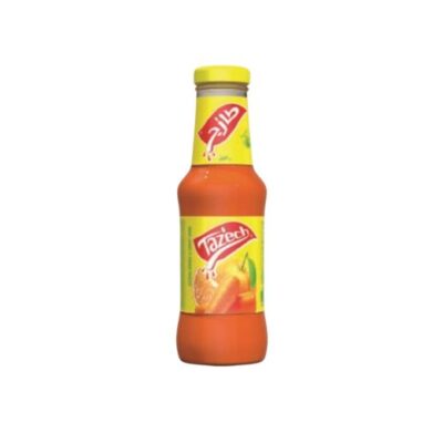 TAZECH FRESH ORANGE & CARROT GLASS DRINK
