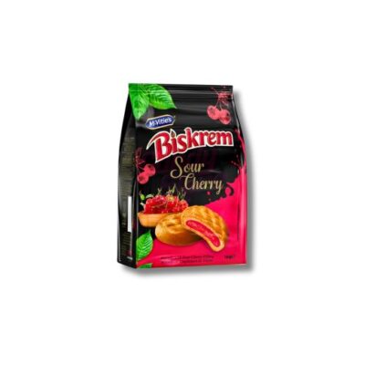 MCVITIES BISKREM SOUR CHERRY BISCUITS (BAG)
