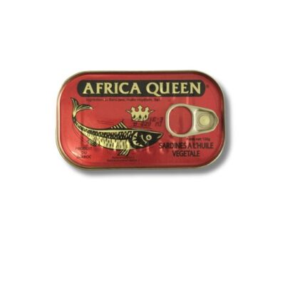 AFRICAN QUEEN SARDINES IN VEGETABLE OIL